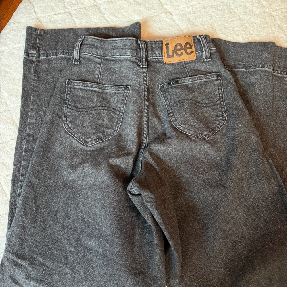 Lee  Relaxed Fit  wide leg Charcoal Jeans